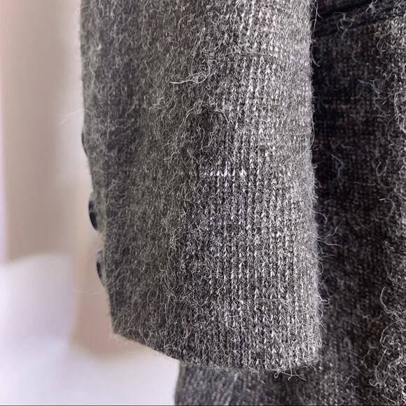 Anthropologie Cartonnier black tweed button front blazer size Medium - Picture 8 of 12